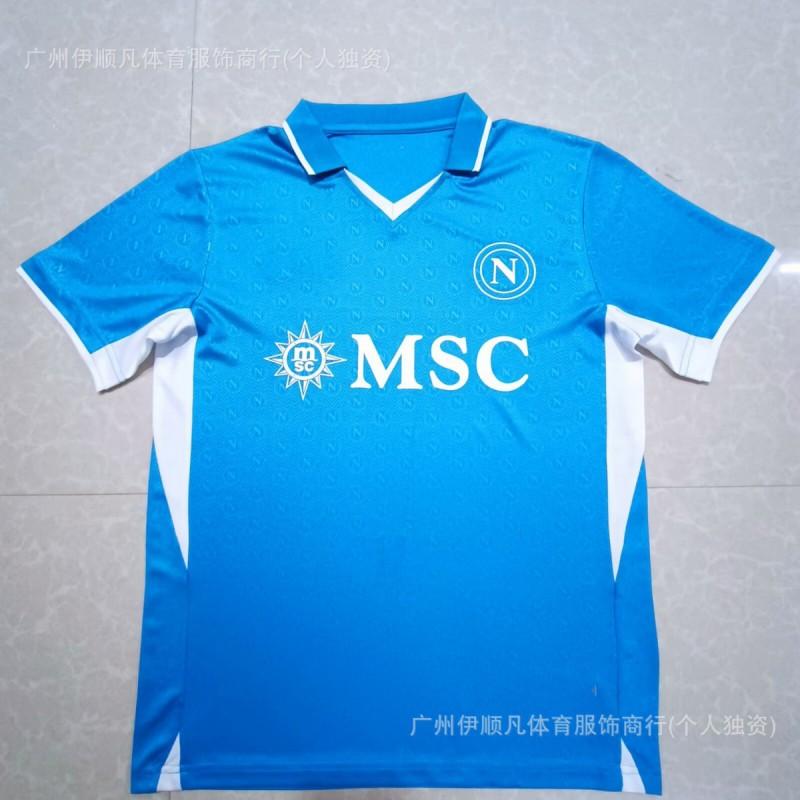 Napoli ''-27 Maglia da Calcio Home Away Manica Corta 10 Maradona Portiere Maglietta per Tifosi