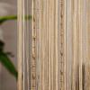 Door String Curtain Decorative Wall Panel Room Divider Fringe Curtain Tassel Screen Blind for Home Office Bedroom Living Room Wedding