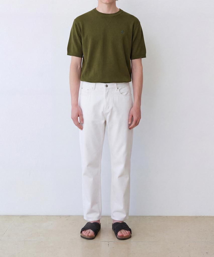 Edeunbeoleokeulleob Cool Linen Half-Sleeve Knit (Khaki)