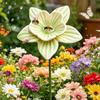 Pollinator Watering Station 4 Piece Ceramic Flower Shape Pollinator Waterer Bee Bath For Outdoor Backyard Patio Deck Butterfly