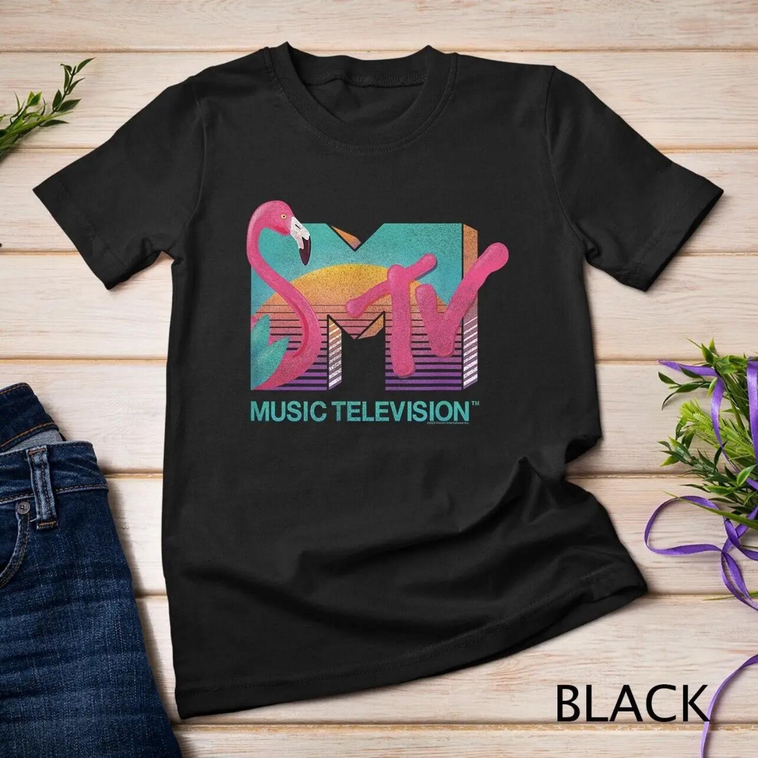 MTV Flamingo Sunset T shirt S