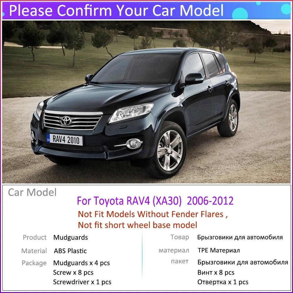 Auto Schmutzfänger für Toyota RAV4 2006~2012 XA30 2007 2008 2009 2010 2011 Schmutzfänger Spritzschutz Kotflügel Schmutzfänger Autozubehör