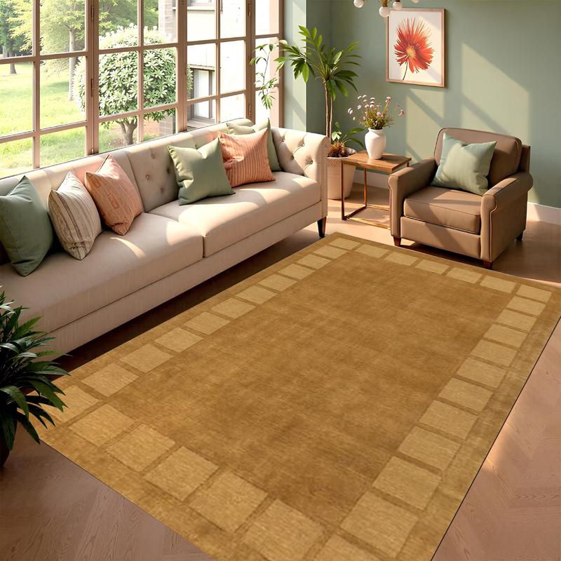 

Cozy Geometric Pattern Carpet Mat Rug Stylish Home Decoration Living Room Bedroom Nursery Soft Durable Non-Slip Floor Covering 40x60cm