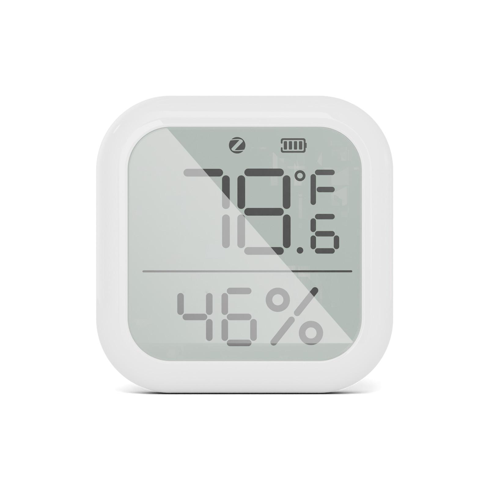 

MOES Tuya ZigBee Smart Home Temperature And Humidity Sensor With LED Screen Works With Google Assistant and Tuya Zigbee Hub square