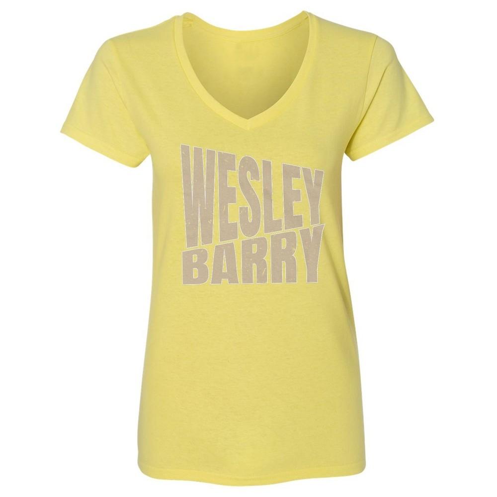 Barry Wesley Letters Design - New Orleans Fans Ladies  V-Neck Tshirt Unisex T-Shirt XL