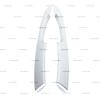 Car Interior Decoration ABS Silver Front Door Armrest Protector Cover For Mercedes Benz Vito W447