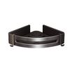 Storage Rack Aluminum Alloy Metal Body Corrosion-Resistant Corner Shelf Wall-Mounted Triangular Design Kitchen Bathroom Shelf
