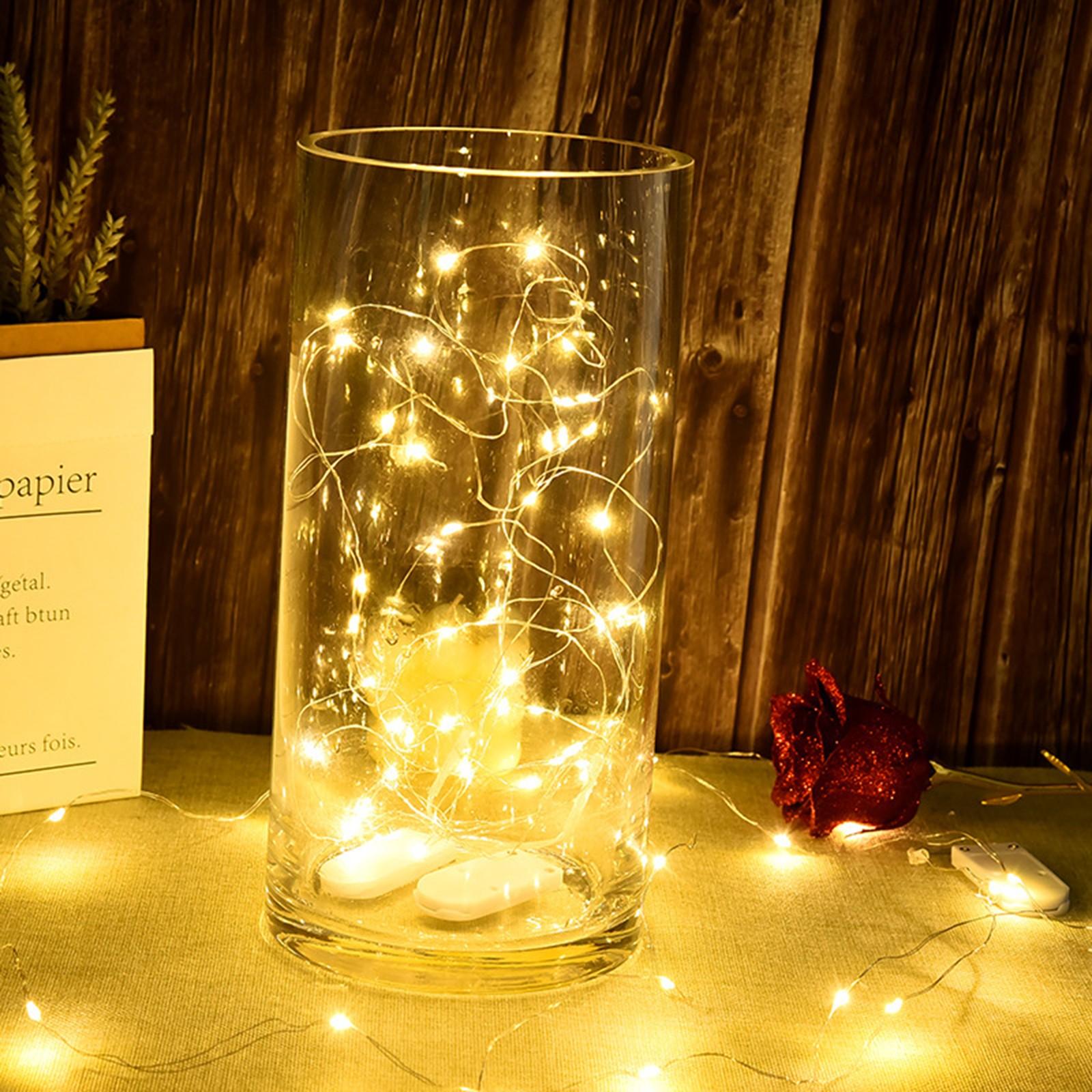 

Copper Wire String LED Decorative String One Size білий