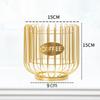 Iron Coffee Capsule Storage Basket Large Capacity Household Coffee Pod Holder Irregular Shape Coffee Creamer Container