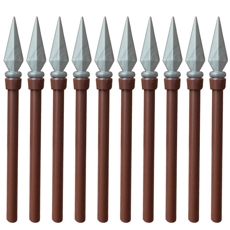 MOC Mittelalterliche Militärwaffen Bausteine Teile Burg Ritter Soldat Schwert Bogen Armbrust Helm Speer Modell Bricks Jungen Spielzeug