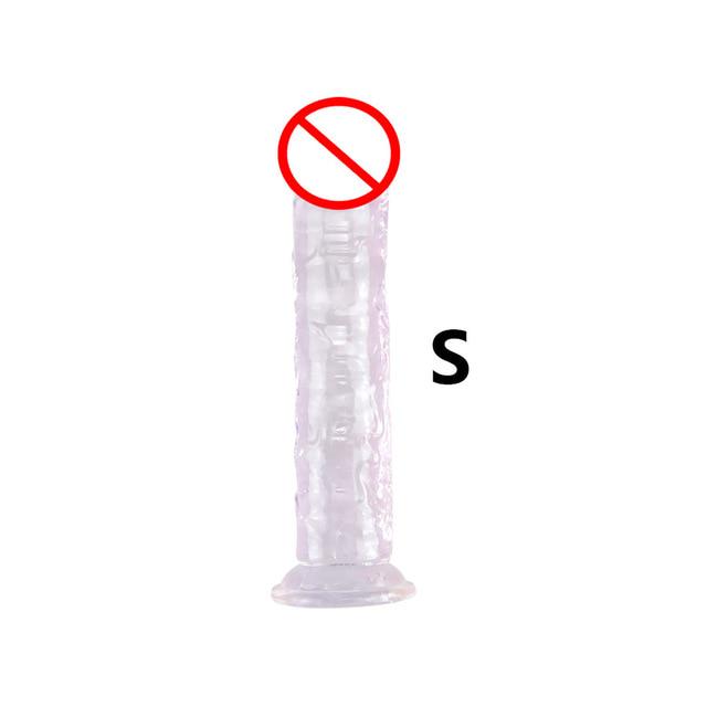 Realistic Dildo With Super Strong Suction Cup Erotic Jelly Dildo Sex Toys for Woman Artificial Penis