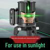 Imported High-Precision Green Infrared Laser Level—2/3/5 Lines, Strong Light, 360° Outdoor, 2024 Model