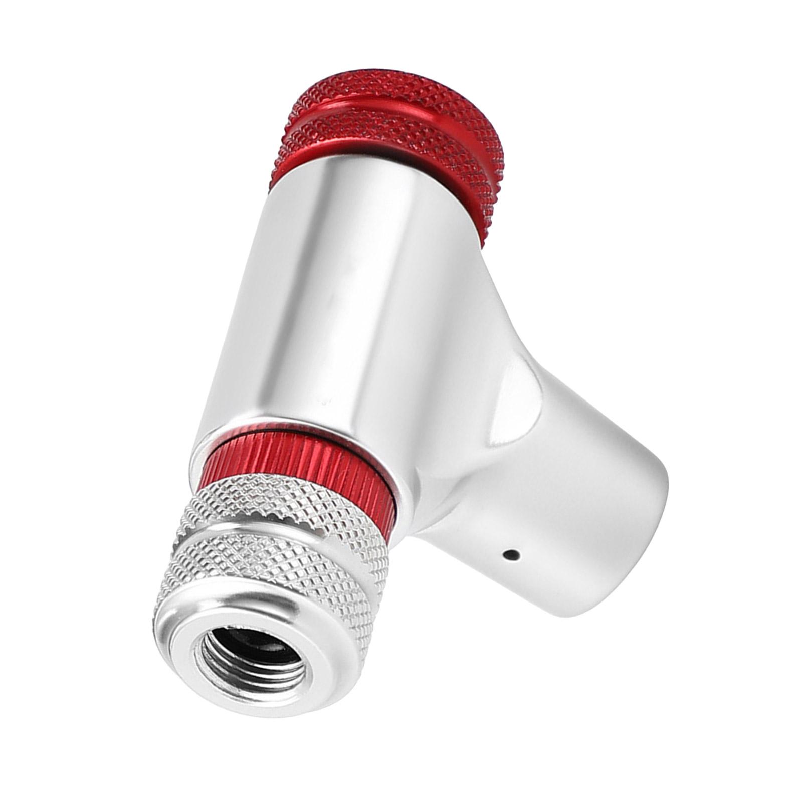

Bicycles Inflation Nozzle Bikes Fast Inflation Valves Accessories CO2 Inflator Head Bikes Inflation Valves Head Knob 1 серебряный