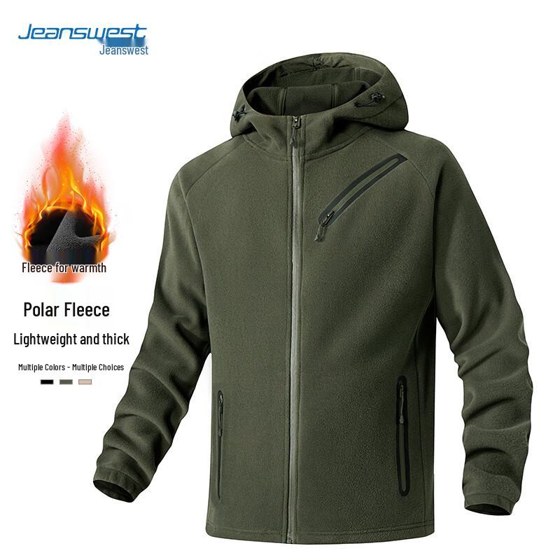 

Jeanswest Men s Hooded Fleece Jacket L