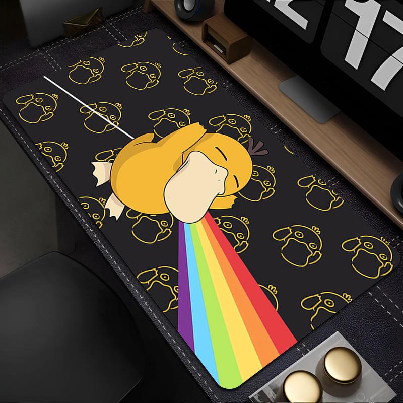 Mouse Pad Pokemon Psyduck 90x40cm rubber table Large Gamer Desk mat Computer Keyboard Pad XXL gaming accessories carpet mousepad