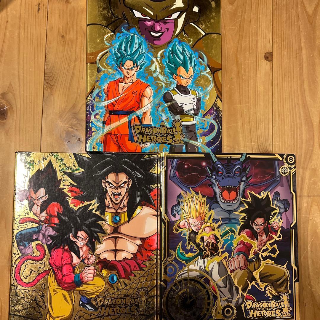 Used Dragon Ball Heroes Binder 3 Piece Set