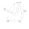 2Pcs Acrylic Lazy Phone Stand Clear Rack Smartphone Bracket Simple Cell Phone Holder  for Desktop