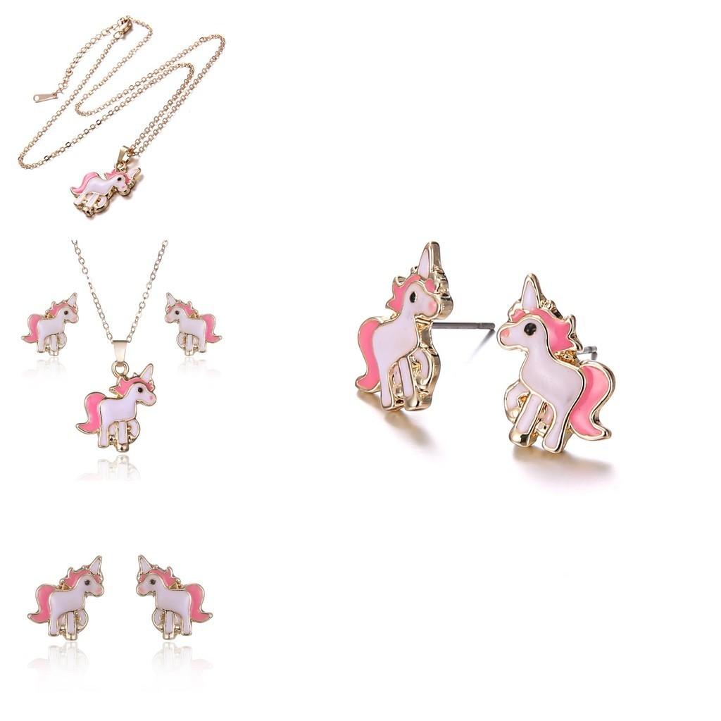 Cute Animal Necklace Set European And American Hot Selling Alloy Jewelry Set