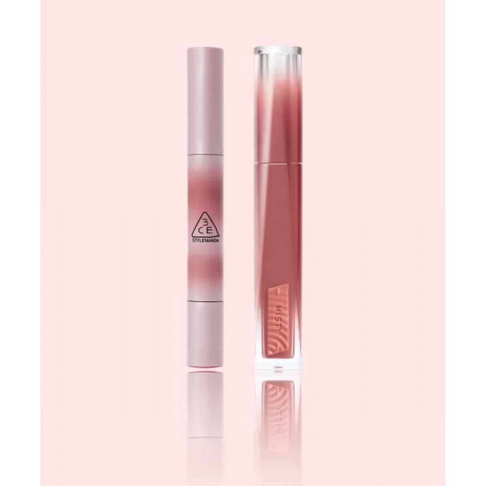 3ce [2 Types] Misty Lip Bear + Shine Reflector Nude whisper (warm recommended)/#Opal Shower