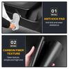 KUNGKIC Door Kick Guards for Subaru 3rd Generation Crosstrek GU Door Scratch and Stain Custom Interior Interior Carbon Fiber Look (2022, 2023, 2024,