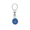 Stainless Steel Keychain Supermarket Hand Push Shopping Cart Parts Supermarket Shopping Coin