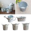 Basket Bucket Planters Pot, Storage Bucket, Rust Protection Basket Metal Pot