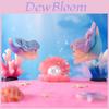 Charming Resin Coral Mermaid Figurine Adorable Aquarium Decor Miniature Ornament