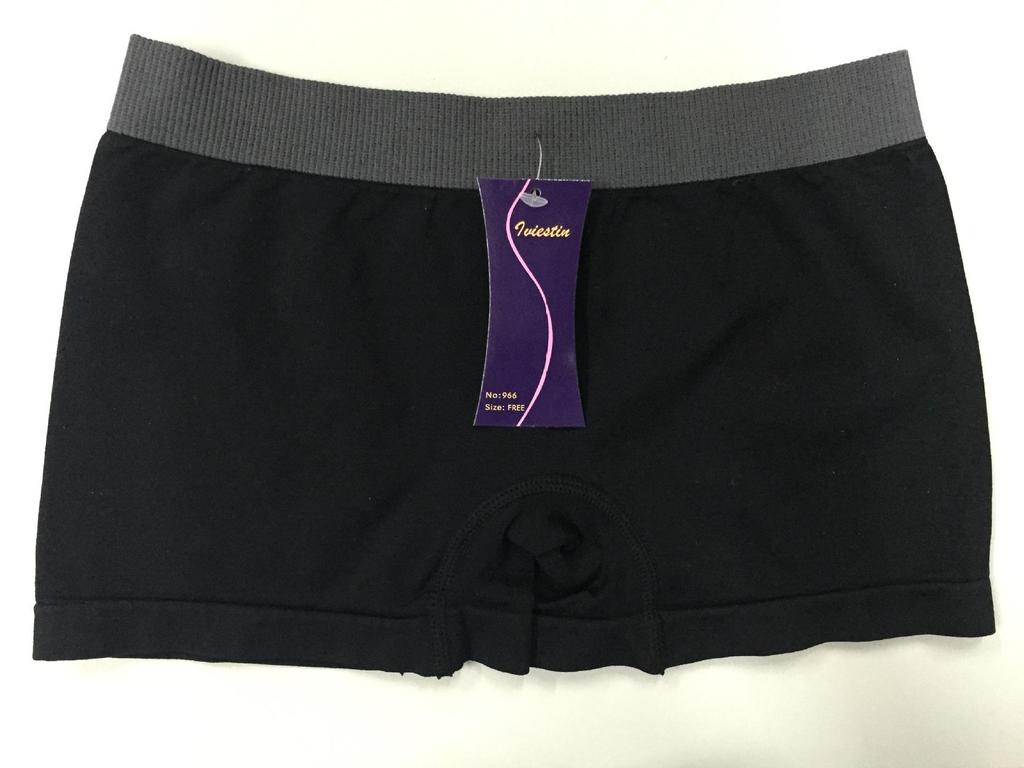 Women's Seamless Mid-Waist Quick-Dry Anti-Exposure Boxer Briefs
