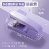 Rotatable middle book stapler with 360 degree rotatable stapler for stitching