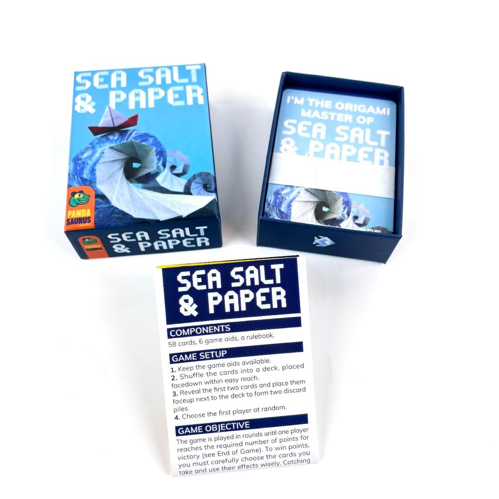 Sea Salt and Paper Card Game 2-4 Players English Version Borad Games
