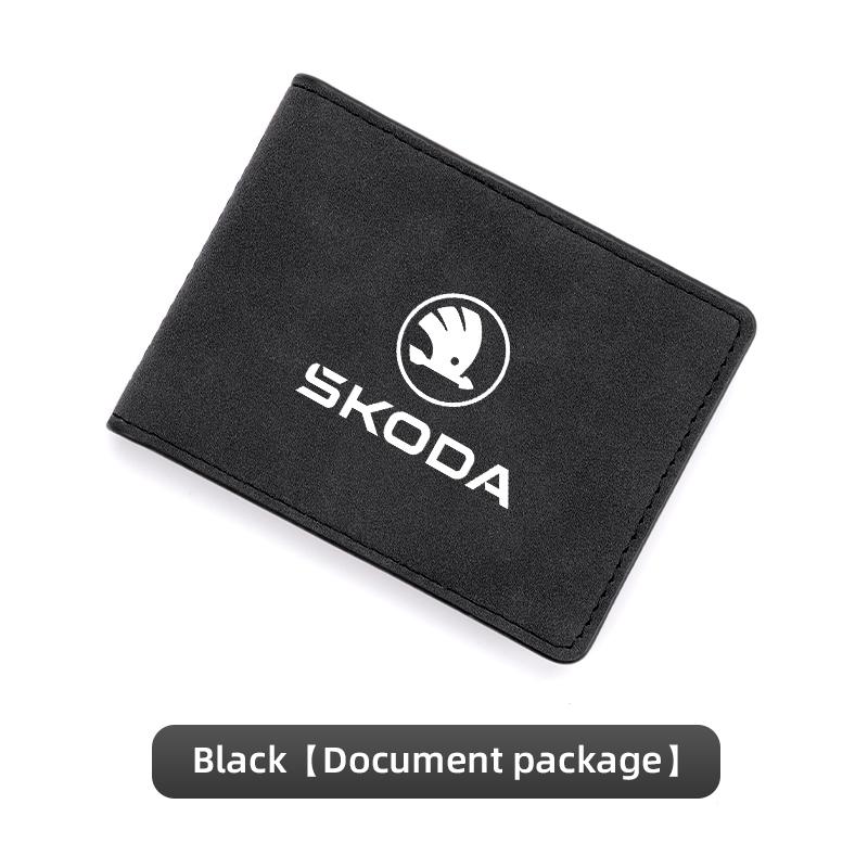 Car driving license card credit card holder For New Skoda Octavia Kodiaq Fabia Superb Karoq Yeti Rapid Mk3 Vrs A4 Car pendant xknz73