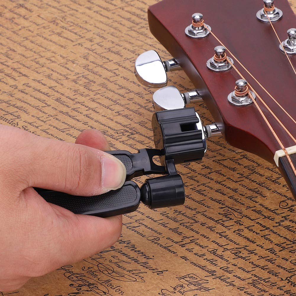 Guitar Maintenance Supplies Guitar String Winder Multifunctional String Cutter String Winder Nipper Practical Necessity Durable Peg Turner Maintenance