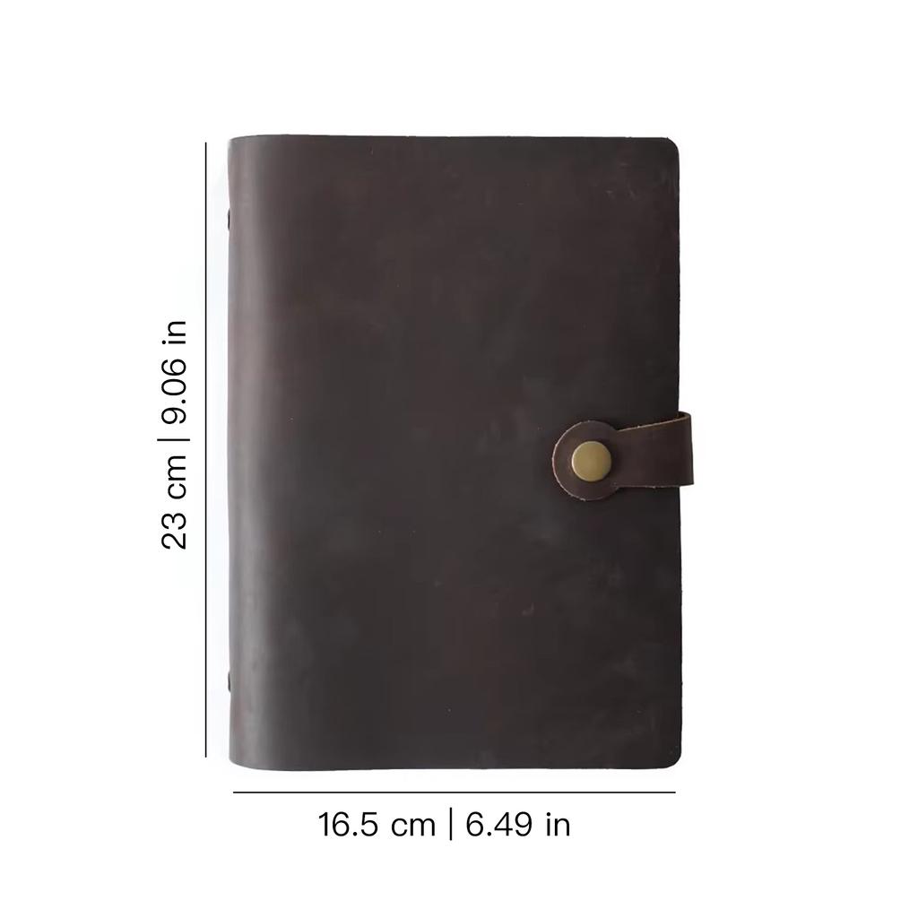 Vintage A5 Notebooks & Journal, Soft Leather Notepad Cover With Insert Paper, Handmade Sketchbook Diary School Office Stationery