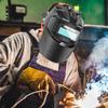 Auto Darkening Welding Hood Anti-Glare Welding Helmet Wide Shade Anti-Fog Face Protector Adjustable Headgear For Construction