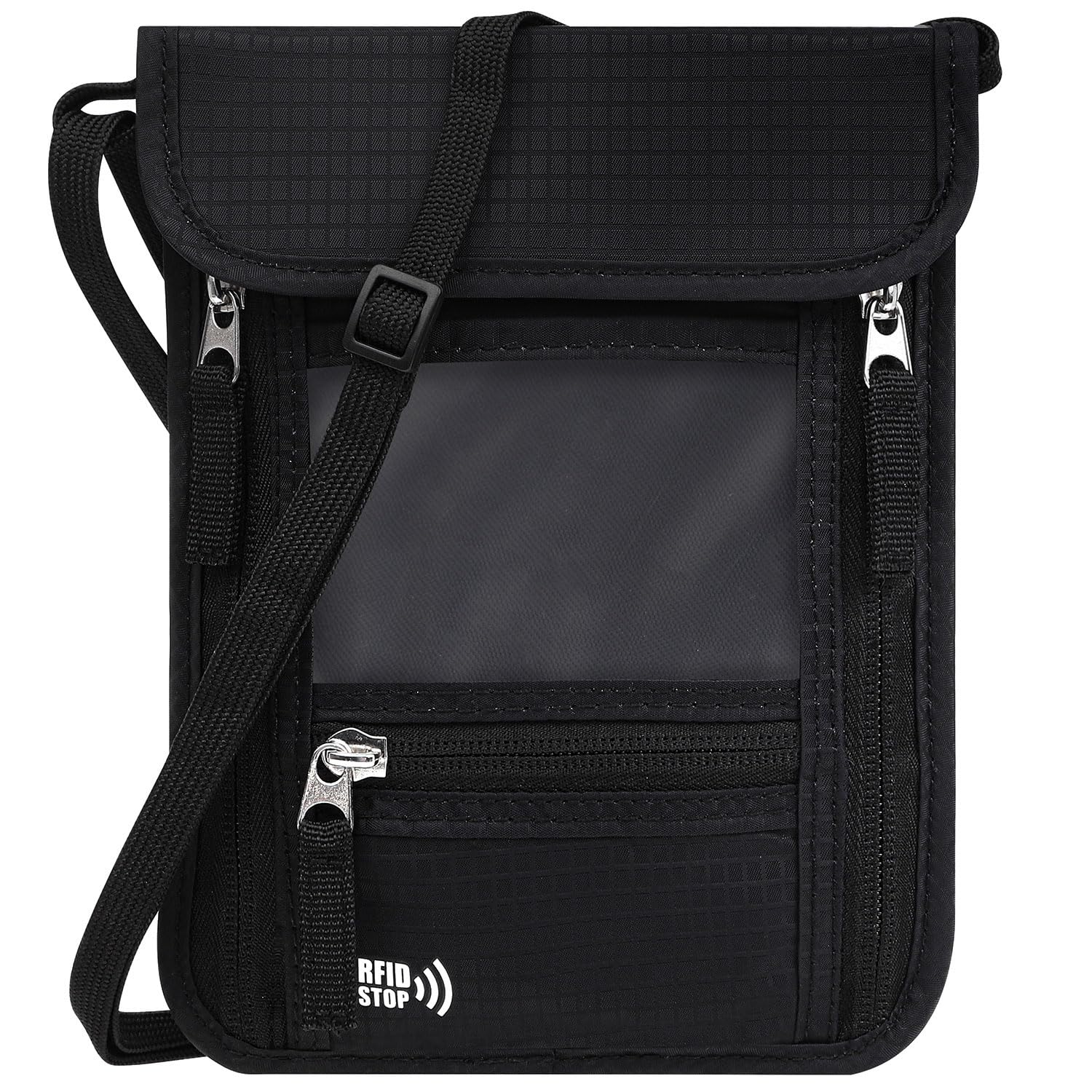 

VILAU Паспорт На Шию М який Захист Шиї Зручний для Подорожей Зручний Паспорт x x Чорний Чохол, Ремінець, Захист від Скімінгу, Ремінець, Кишеня, Предмет, Обкладинка, чорний