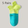 5 Pairs Pairs Women's Socks Summer Thin Sports Non-slip with Sweat Absorbent Anti-odor Summer Women's Boat Socks