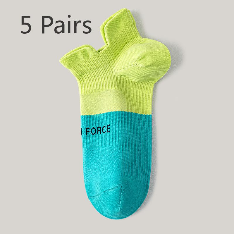 5 Pairs Pairs Women's Socks Summer Thin Sports Non-slip with Sweat Absorbent Anti-odor Summer Women's Boat Socks