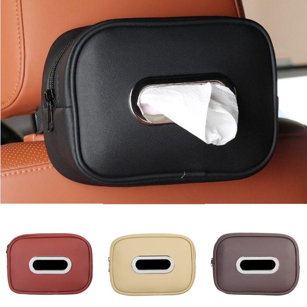Easy Install Car Tissue Box Holder Sun Visor Center Console Organizer  Road Trip