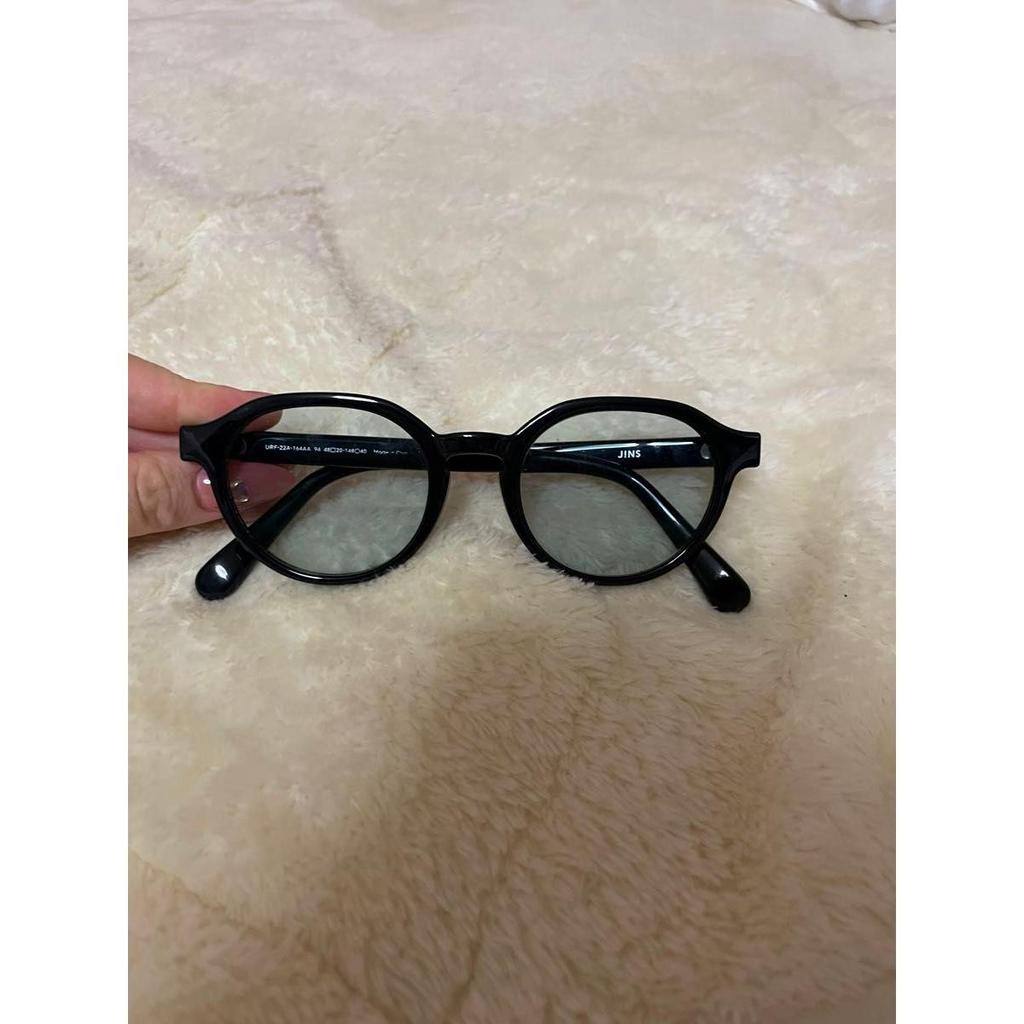 Used jins black rim glasses