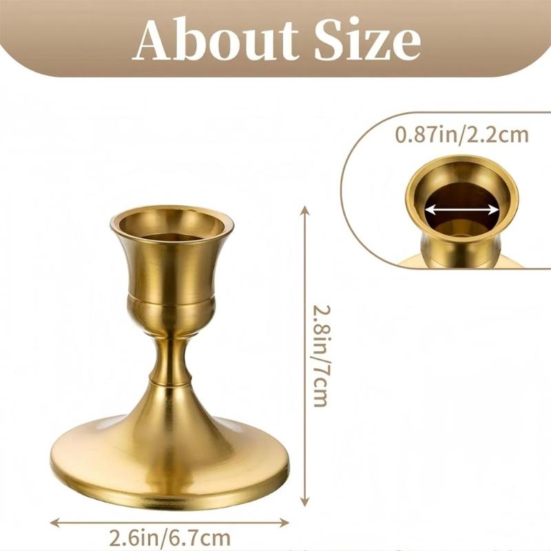 Retro Taper Candle Holders Iron Candlestick Holders for Home Dinning Table Centerpiece Wedding Holiday Party Chrismas