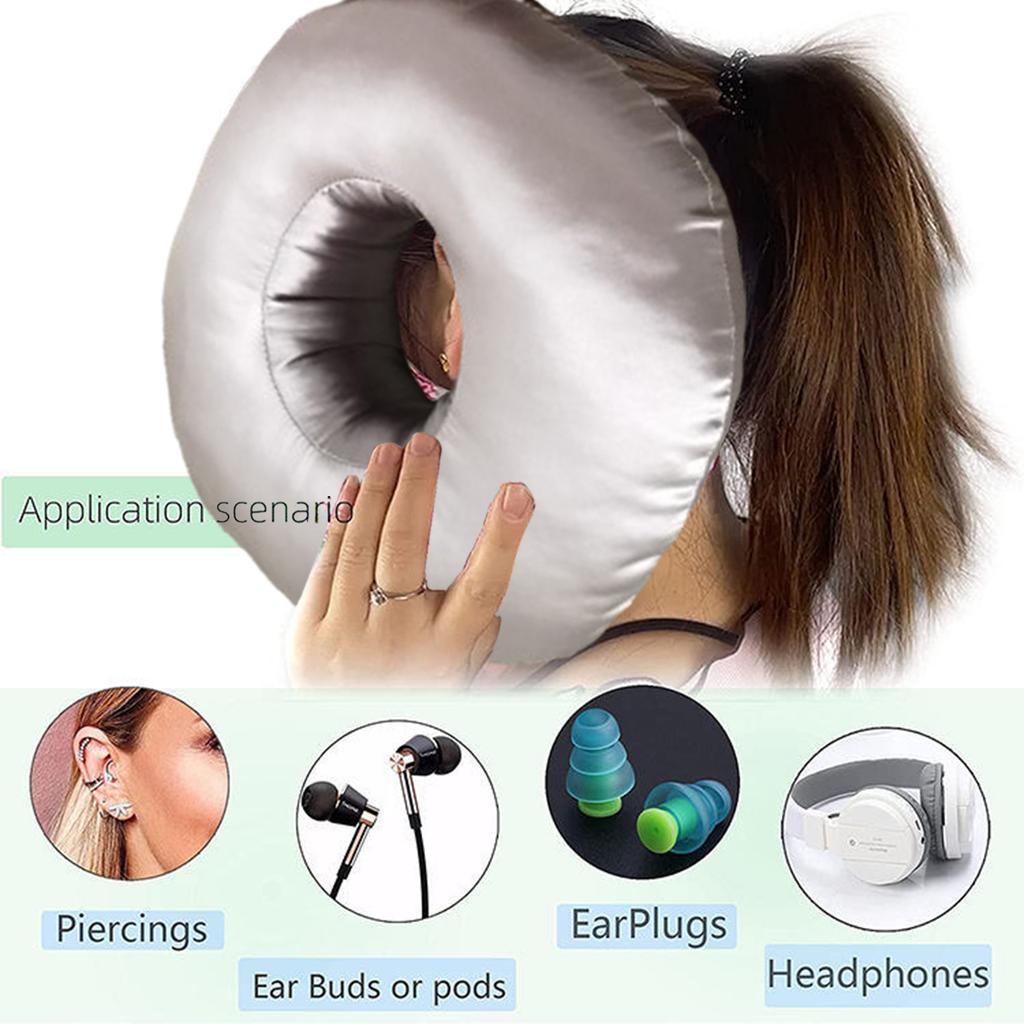 Flower Shaped Doughnut Pillow with Hole Neck Pillow for Side Sleepers Leeping Ring for Side Sleepers for Pain Relief