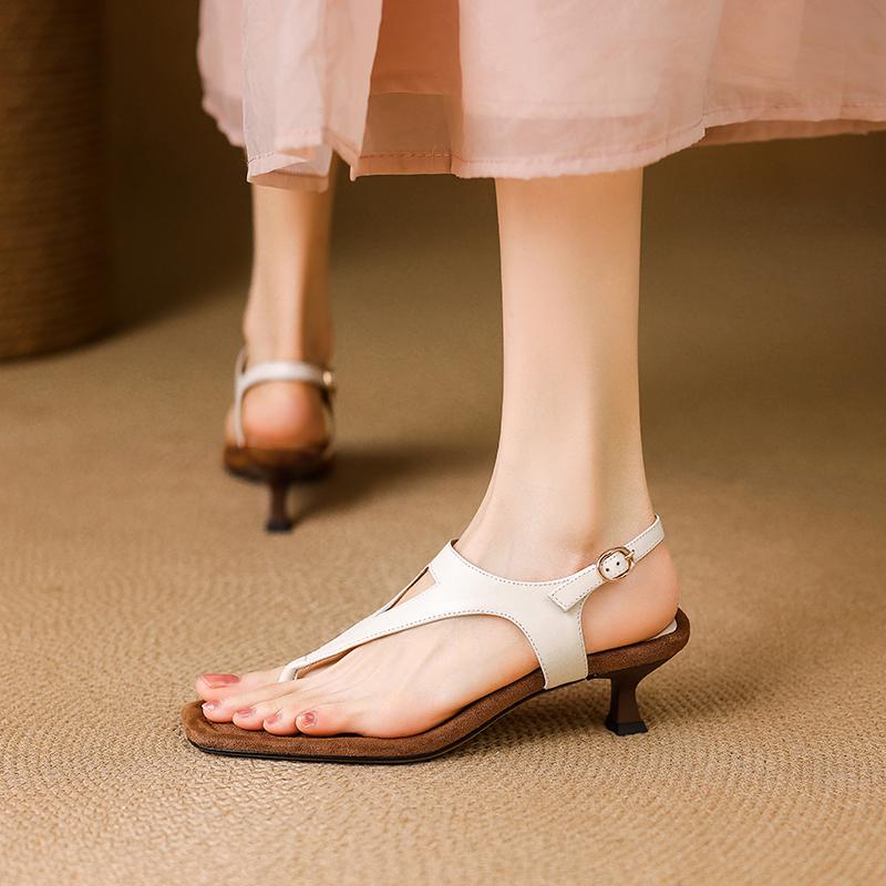 Fashion High Heels Women Sandals Clip Toe Fashion Shoes 2025 Trend Summer Party New Pumps Shoes Beach Dress Walking Mujer De Zapatillas