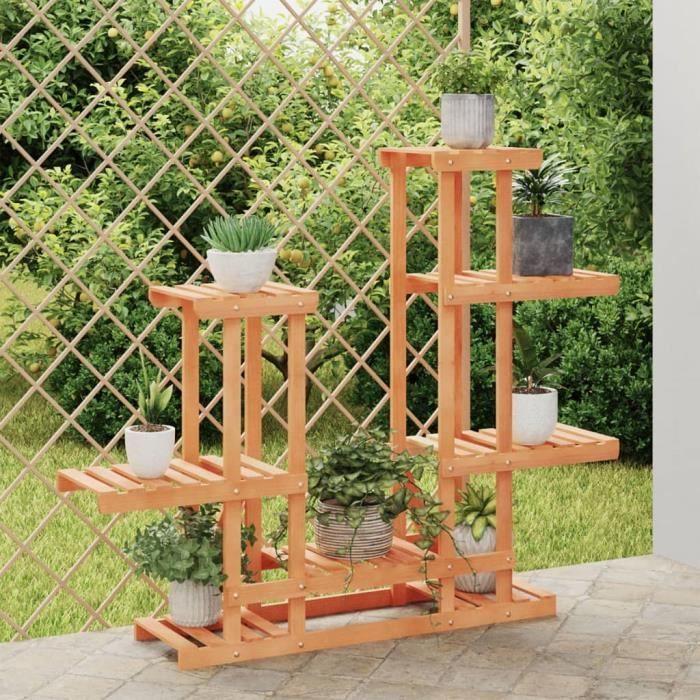 VidaXL Flower Stand 95x25x96 Cm Solid Fir Wood 362862