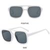 Eyewear Trendy Ins Style Square Aviation Sunglasses UV400 Protection Black Shades Big Frame Sun Glasses for Women & Men