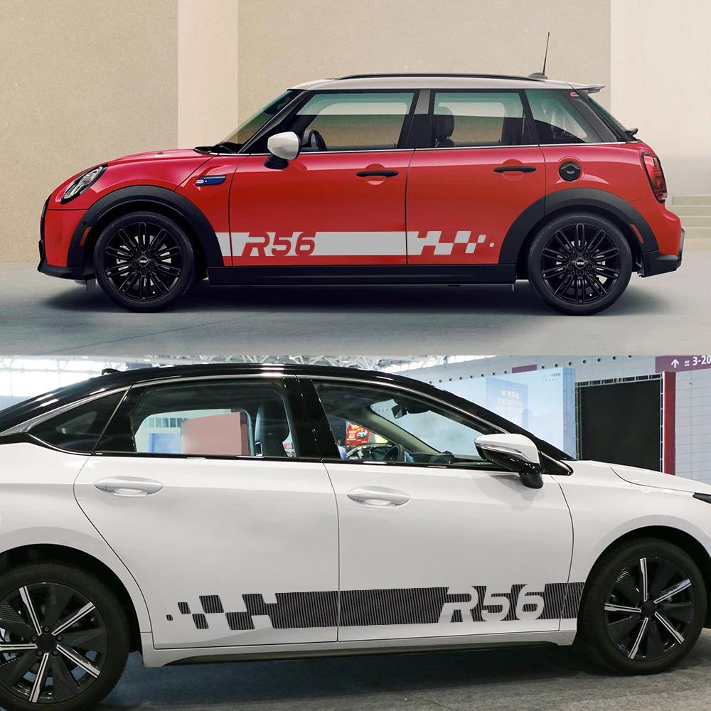Car Door Side Sticker For MINI John Cooper S JCW R56 Hatchback GP Racing Sport Styling Decor Decal Auto Para Tuning Accessories