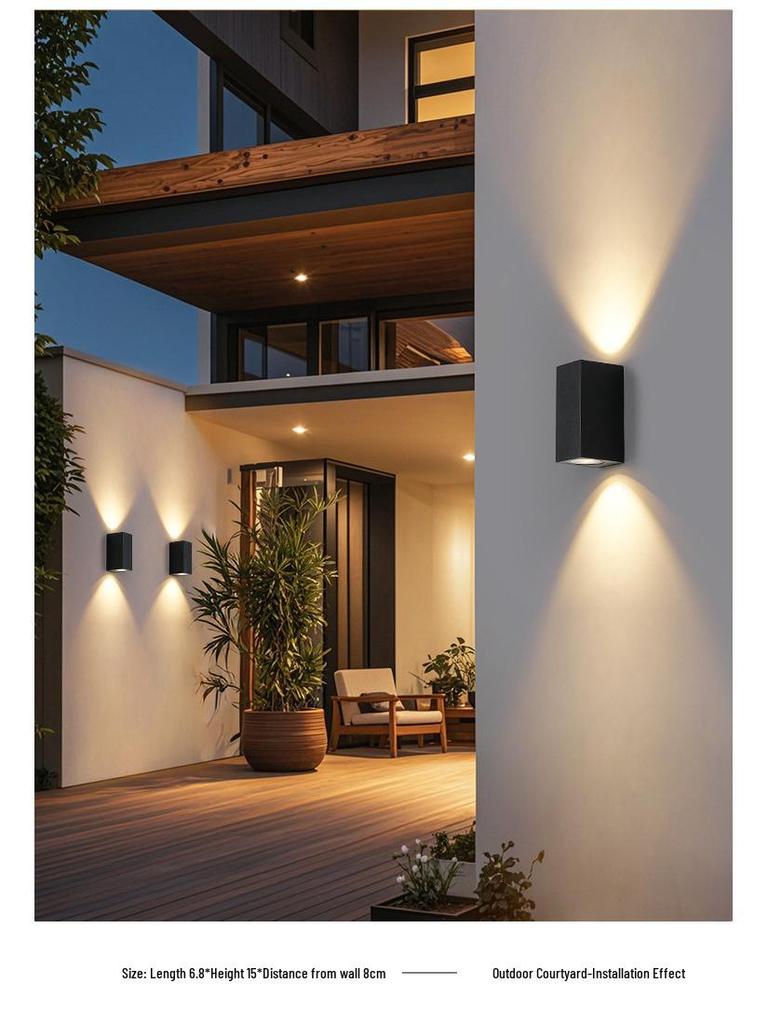 Creative Waterproof Wall Lamp for Living Rooms, Bedrooms, Hallways, and Staircases