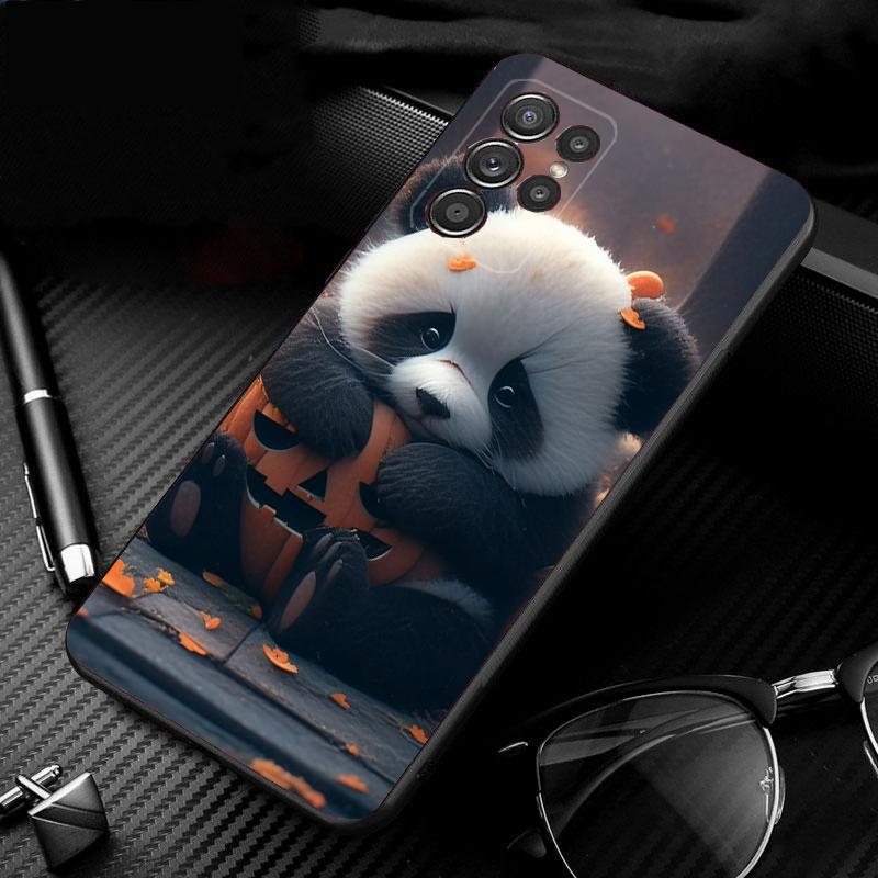 Cute Panda Phone Case For Samsung A52S A21S A33 A23 A13 A14 A32 A52 A53 A54 A51 A71 A15