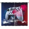 Curtain Gamepad 3D Digital Printing Blackout Curtain Punching