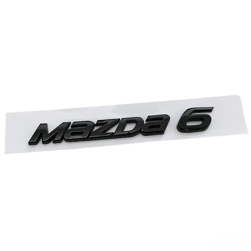 2025 Горячие Для Mazda 3 6 Задняя Накладка с Названием Модели ABS Пластик Багажник Автомобиля Задние Наклейки с Буквами Декоративная Накладка Авто Модификация Аксессуары