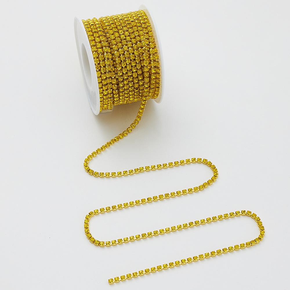 New Electrophoretic Color Rhinestone Claw Chain for DIY Projects